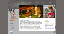 Desktop Screenshot of adityahomestay.com